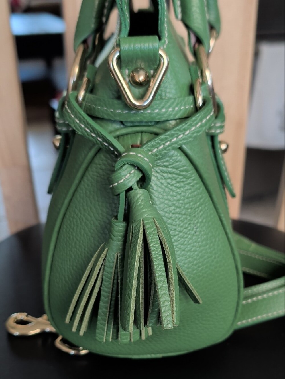 Dooney & Bourke Lucca Leather Satchel (V1750204) (Style #BLUCA2507GSGS) EUC - Picture 5 of 16